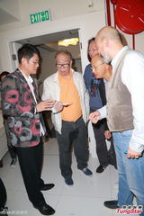 组图：吴孟达邓英敏等现身TVB艺训班联欢聚餐