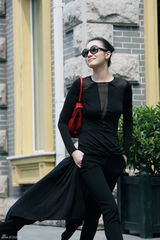 高清图：小宋佳独家时尚街拍 造型优雅大气