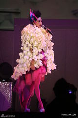 组图：罗敏庄大肚开唱 黄日华王祖蓝现场助阵