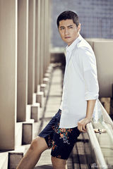 组图：任重湿身封面秀 首尝英伦风变身都市潮男