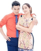 组图：严屹宽杜若溪登封面  谈完美婚礼守则