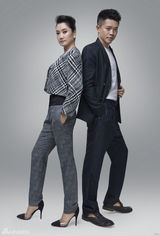 组图：凤凰传奇拍写真透露动向 不计成本为新辑