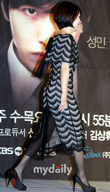 组图：SJ晟敏宣传《President》 王智慧大红裙抢镜