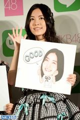 组图：AKB48出席活动秀卡通自画像卖萌无止尽