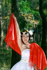 组图：芙蓉姐姐瘦身成功拍婚纱写真 再现S妖娆身段