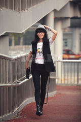 组图：白百何早春街拍汇总 精彩搭配华美绽放