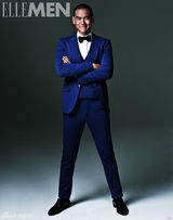 组图：彭于晏演绎光头绅士 腹肌依然内心知足