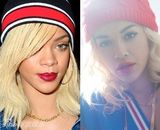 组图：英女歌手Rita Ora与蕾哈娜频撞衫被指抄袭