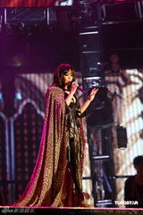 高清：张惠妹北京开唱摇滚范　和观众High足三小时