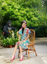 组图：张嘉倪绿色生态纯美写真