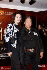 高清图：《叶问2》香港首映 甄子丹洪金宝“对决”