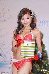 组图：亚姐红色泳装度圣诞 齐秀美胸蛮腰香艳