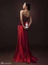 幻灯组图：江一燕家乡代言黄酒 外表柔美内心执着