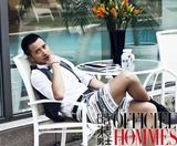 组图： 何晟铭拍杂志大片  诠释运动与时尚