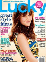 组图：莉顿-梅斯特登杂志封面笑容甜美