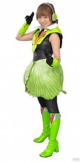 组图：AKB48成员拍广告变身蔬菜