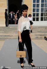 组图：尚雯婕陈燃助阵巴黎2012春夏时装秀