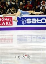 组图：金妍儿世界花样滑冰锦标赛短节目居首