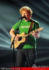 组图：全英音乐奖 艾德-希兰获英国最佳男歌手