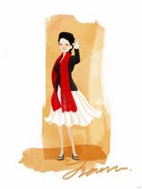 组图：网友制彭丽媛卡通图 赞美到深处自然萌