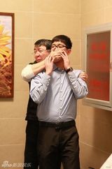 组图：《新编》导演郑晓龙和王千源花絮照曝光