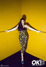 组图：辣妈李小璐《OK》首秀身材火辣依旧