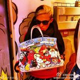 组图：BB成员GD与2NE1成员CL微博批量晒美图