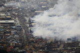 组图：日本地震后航拍图片