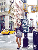 组图：吉克隽逸纽约拍大片 再登时尚杂志封面