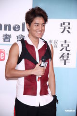 组图：吴克群承认与阿娇合作 盼媒体勿二度伤害她