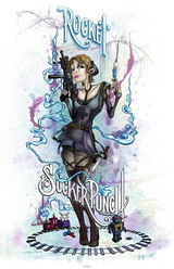 高清图：暴力美女电影《专扁衰仔》公布概念插画