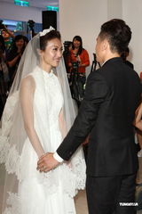 组图：纪文蕙大婚性感露半球 曾之乔杨佑宁也想婚