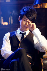 组图：陈楚生拍摄节目宣传片 音乐风云榜独家首播