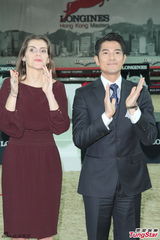 组图：郭富城推广健康马术 积极为演唱会减肥