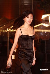 幻灯：香港金像奖红毯 林熙蕾低胸礼服高贵典雅