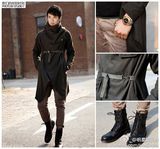 组图：明星爱街拍第8期男士大衣VS女士夹克棉服