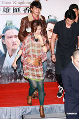 组图：何润东林心如等香港宣传《三国》