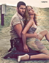 幻灯图集：杰拉德-巴特勒和安妮斯顿野外性感写真