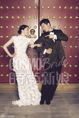 组图：高云翔董璇登时尚杂志 演绎浪漫童话爱情