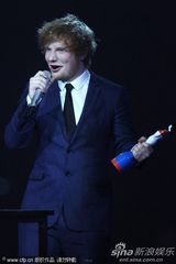 组图：全英音乐奖 艾德-希兰获英国最佳男歌手