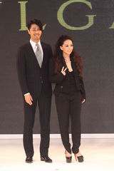 组图：张惠妹车胜元出席活动 避谈绯闻对象哈林