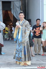 组图：林峰《卫子夫》杀青宴遭周丽淇催婚