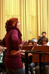 高清图：陕北民歌赴欧演唱会华沙站排练花絮