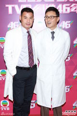 组图：无线46周年台庆亮灯 小生花旦齐出动