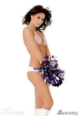 幻灯图集：NBA啦啦队美女凯拉-奥贝格性感美图