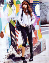 高清组图：李孝利潮流杂志2月封面 走在时尚尖端