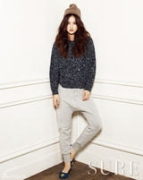 组图：韩星金允慧时尚写真清秀娇媚可人