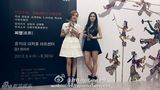 组图：miss A两成员首尔宣传皮影 收入捐四川