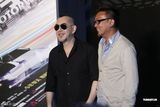 组图：余文乐黄秋生助阵《车手》海报揭幕仪式