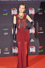 组图：MAMA红毯百张美图中韩明星争艳 韩彩英典雅